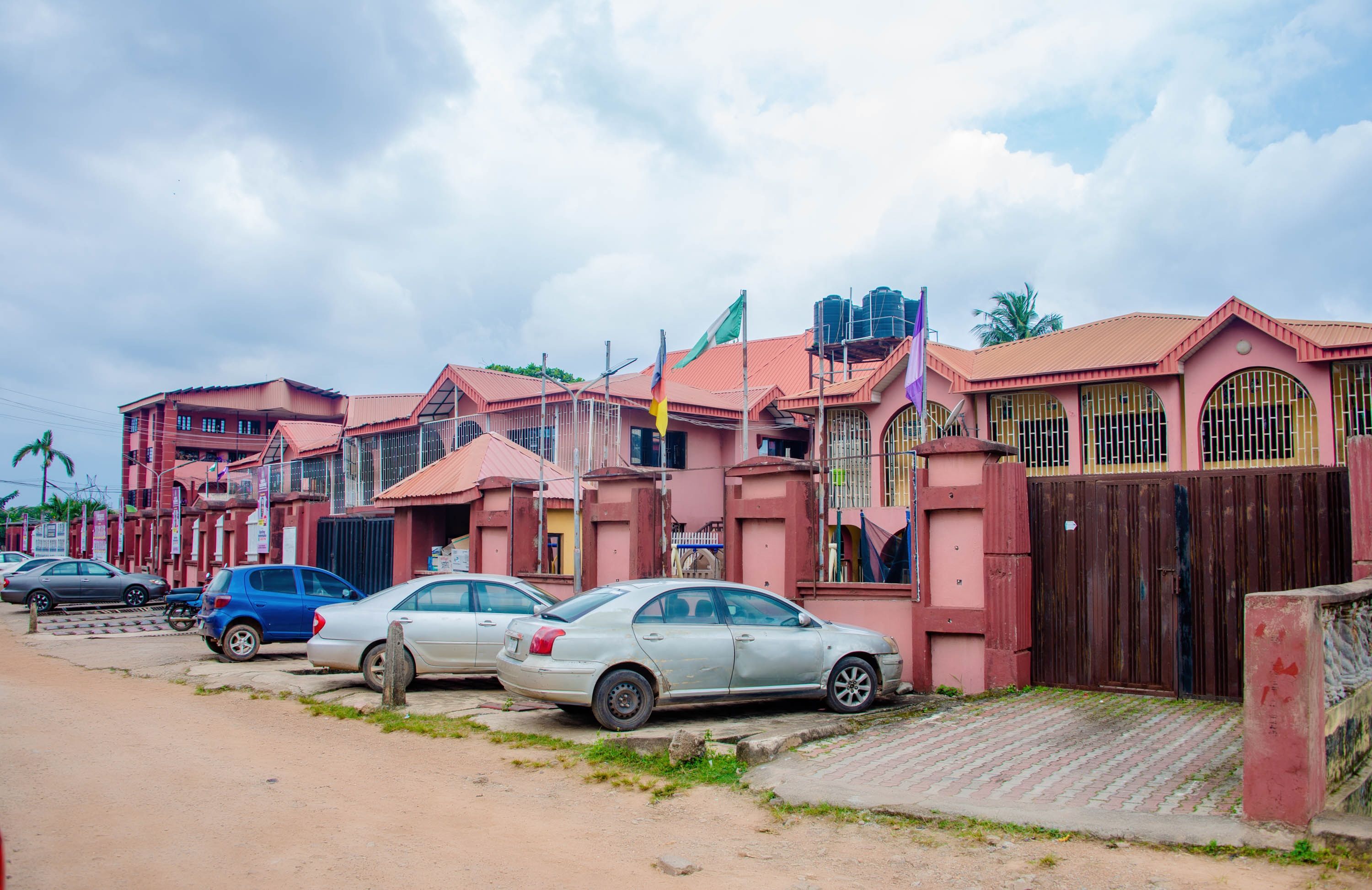 Students at God's Blessing Group of Schools campus in Ibadan